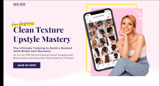 Opt-in page examples- Headline section