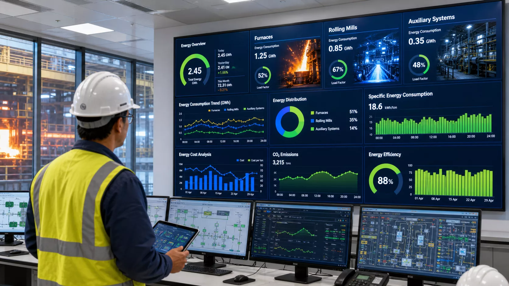 energy monitoring dashboard
