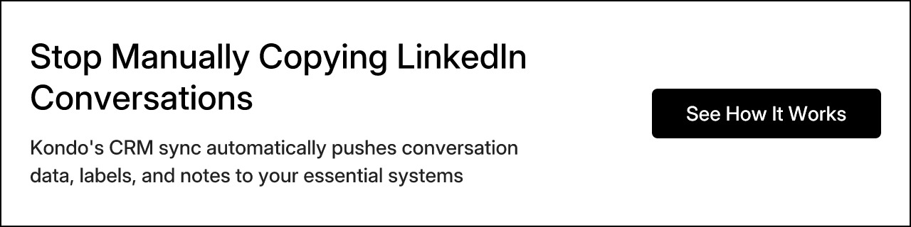 Stop Manually Copying LinkedIn Conversations