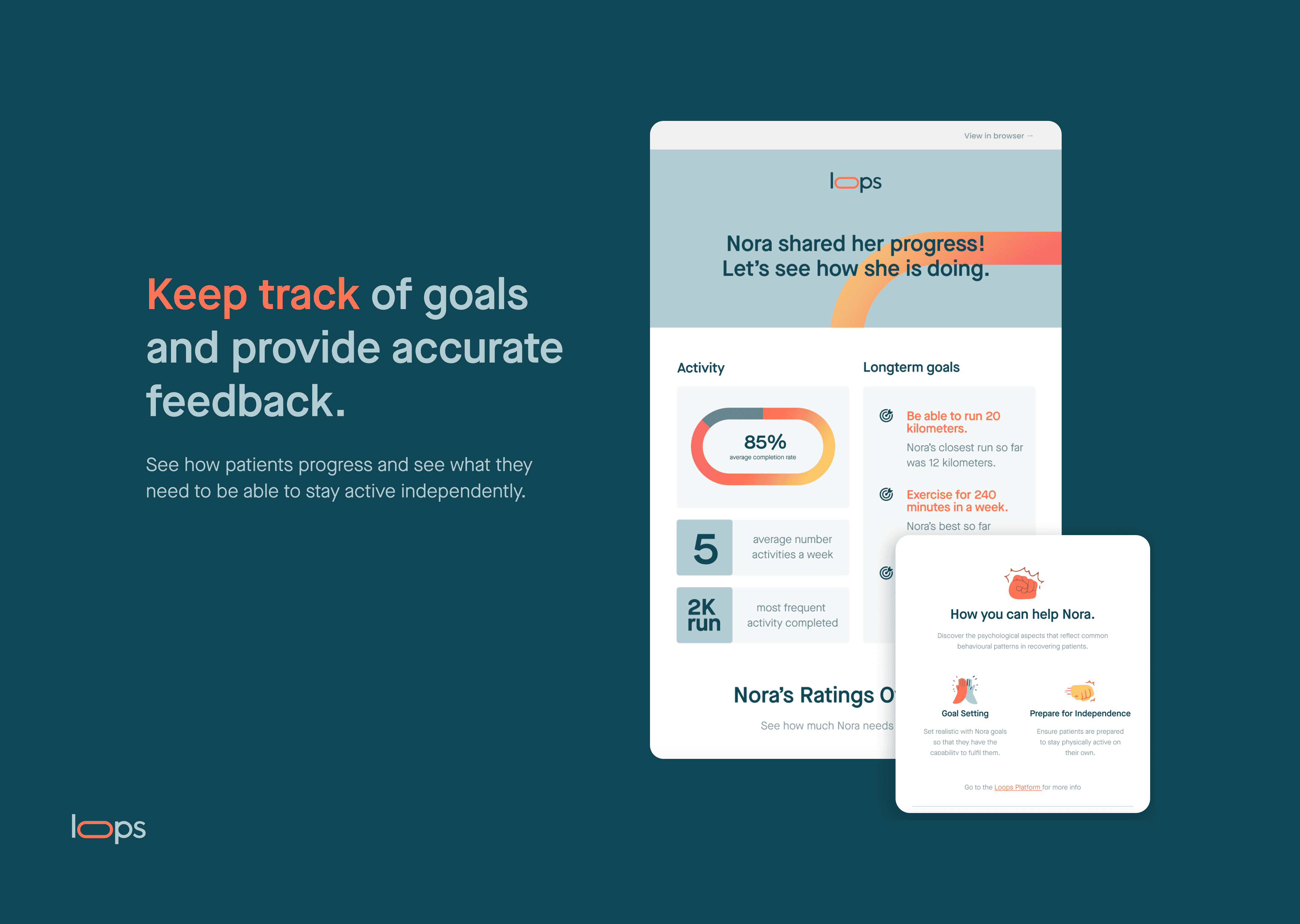 The top half of a screen of a mobile device