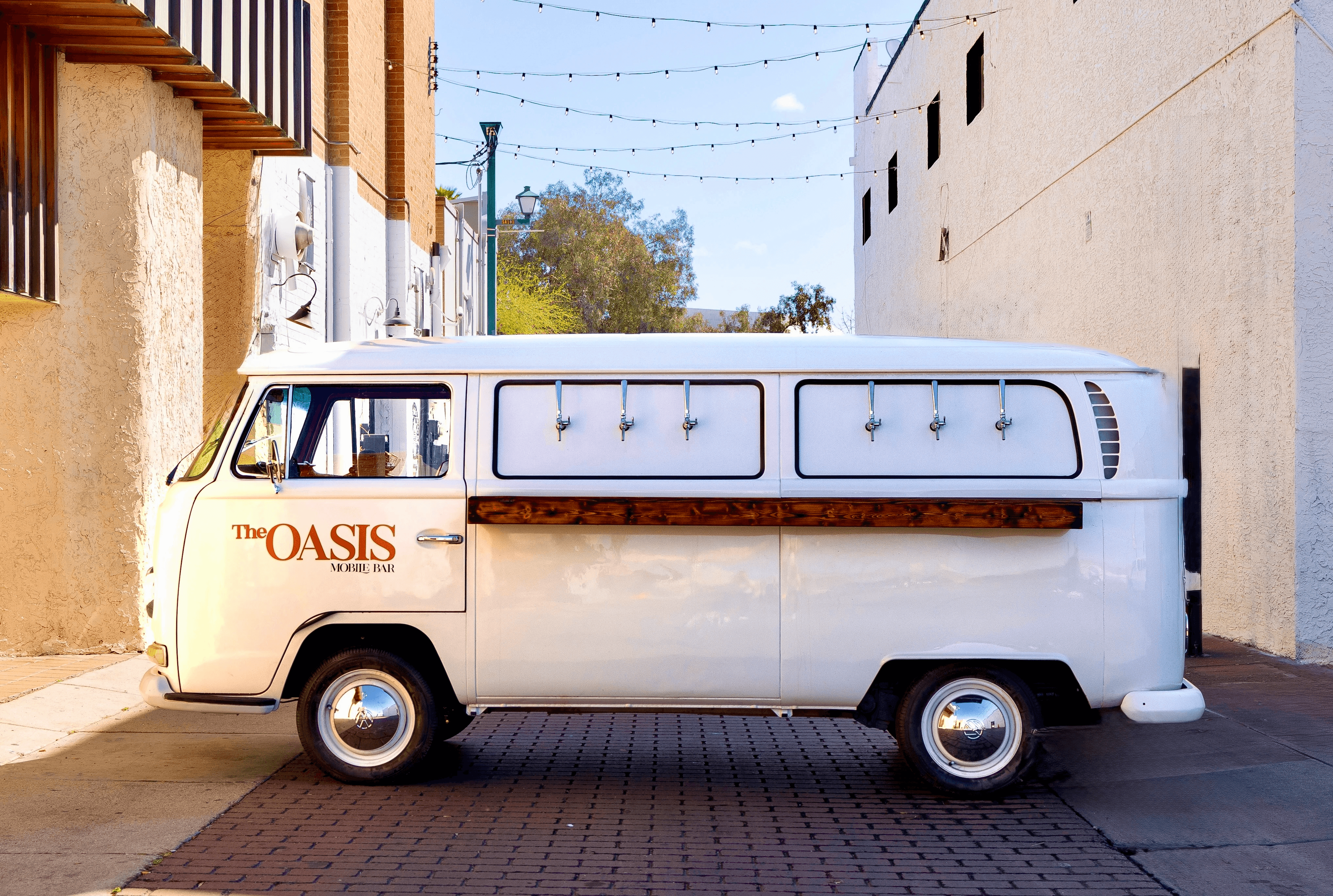 Vintage Volkswagen Bus Mobile Bar