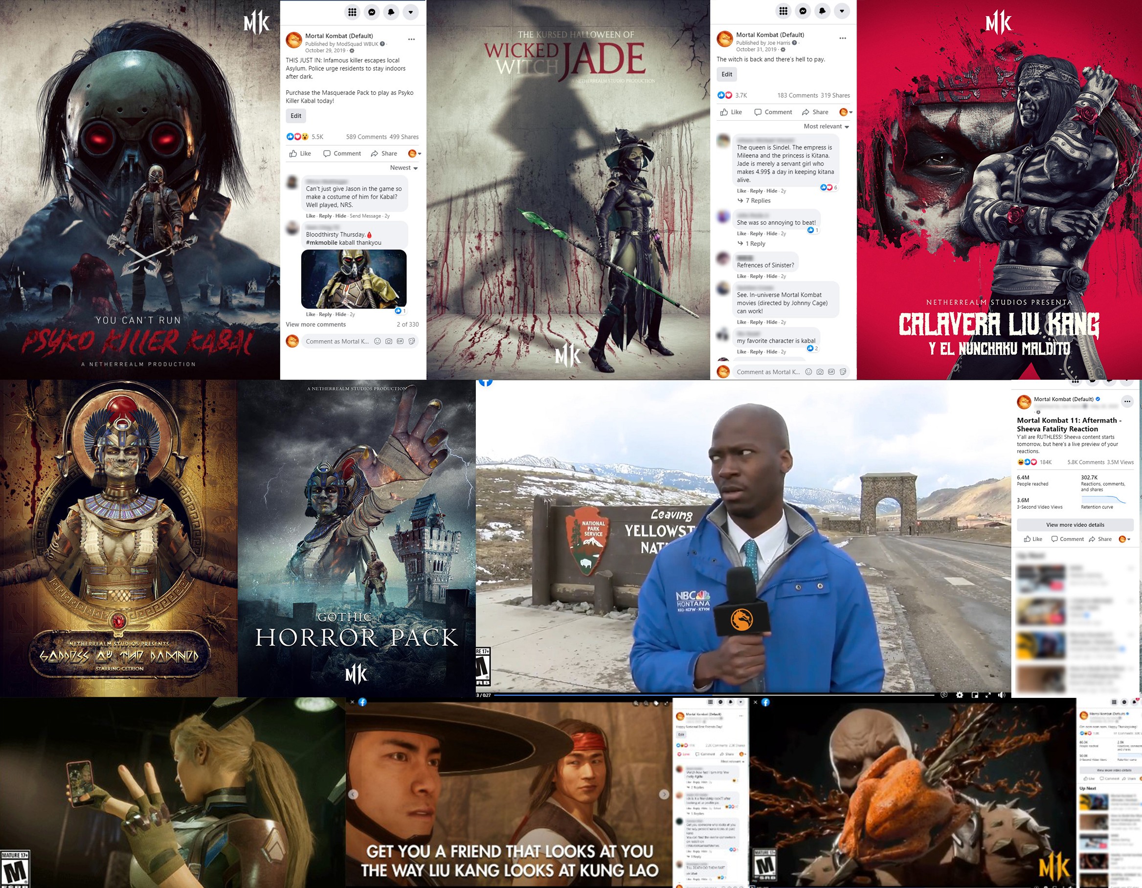 Mortal Komabt social media