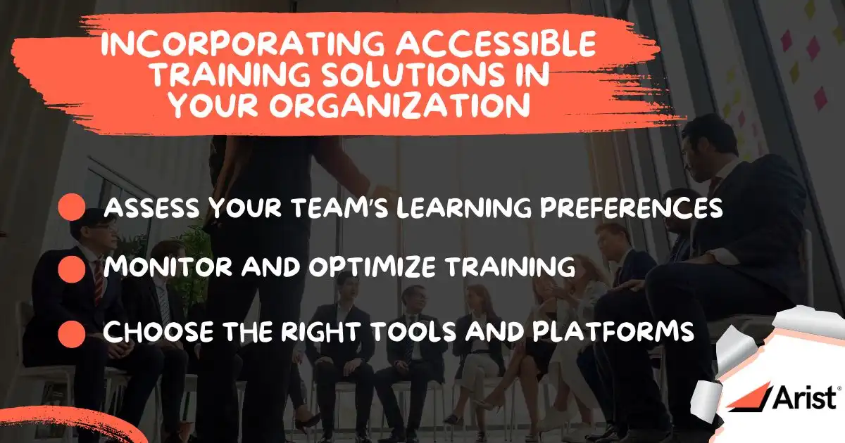 Incorporating Accessible Training Solutions in Your Organization