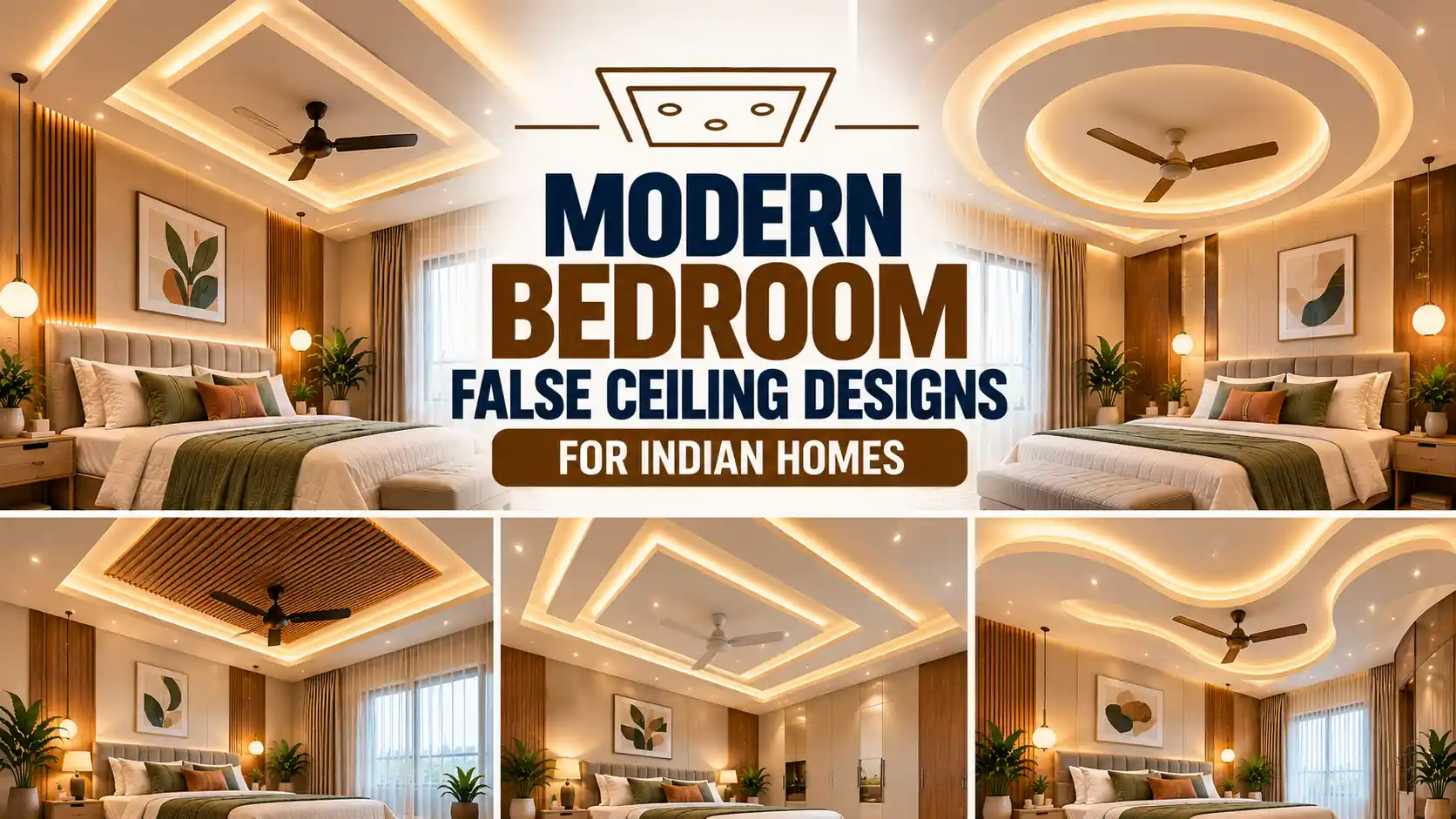Modern Bedroom False Ceiling Designs for Indian Homes