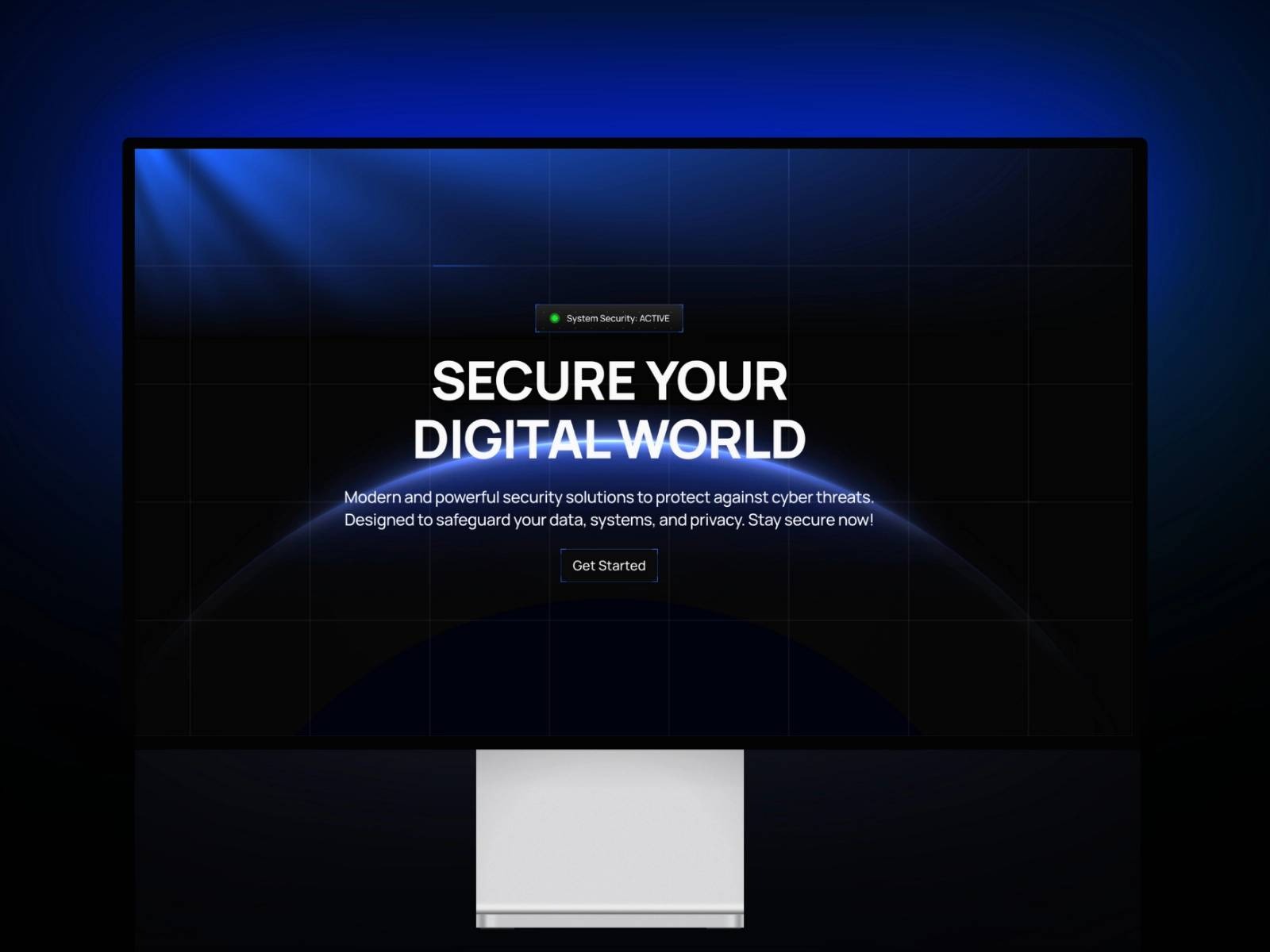 cybershade digital security framer template