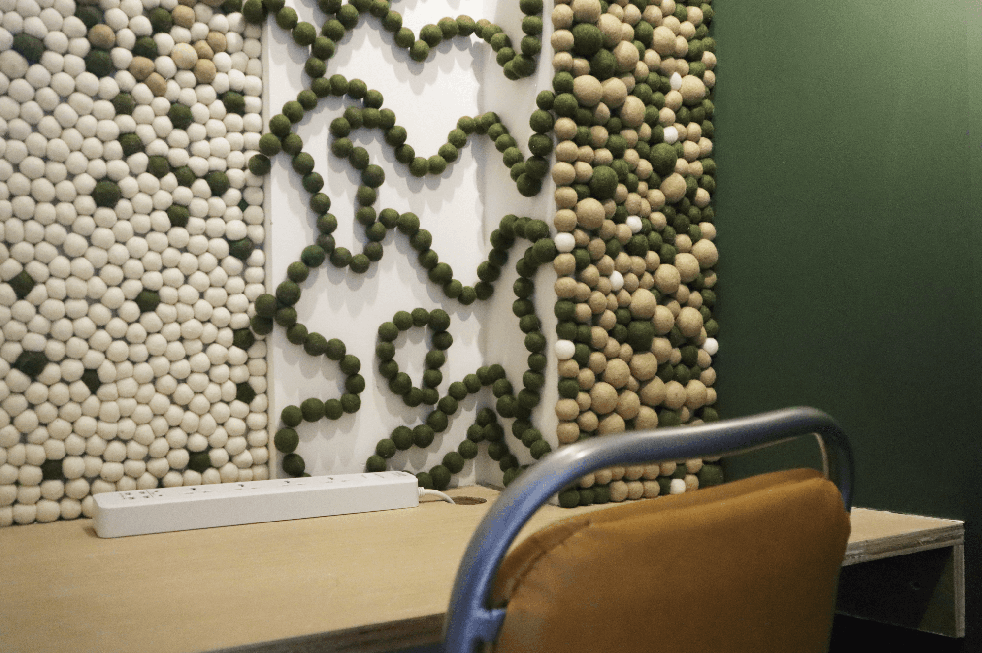 Modern Washroom with light mirror and dark theme
