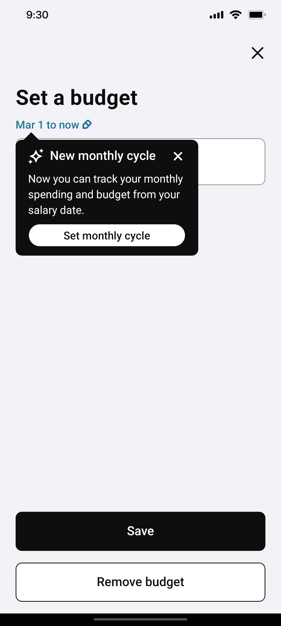 Klarna  Save page Screen