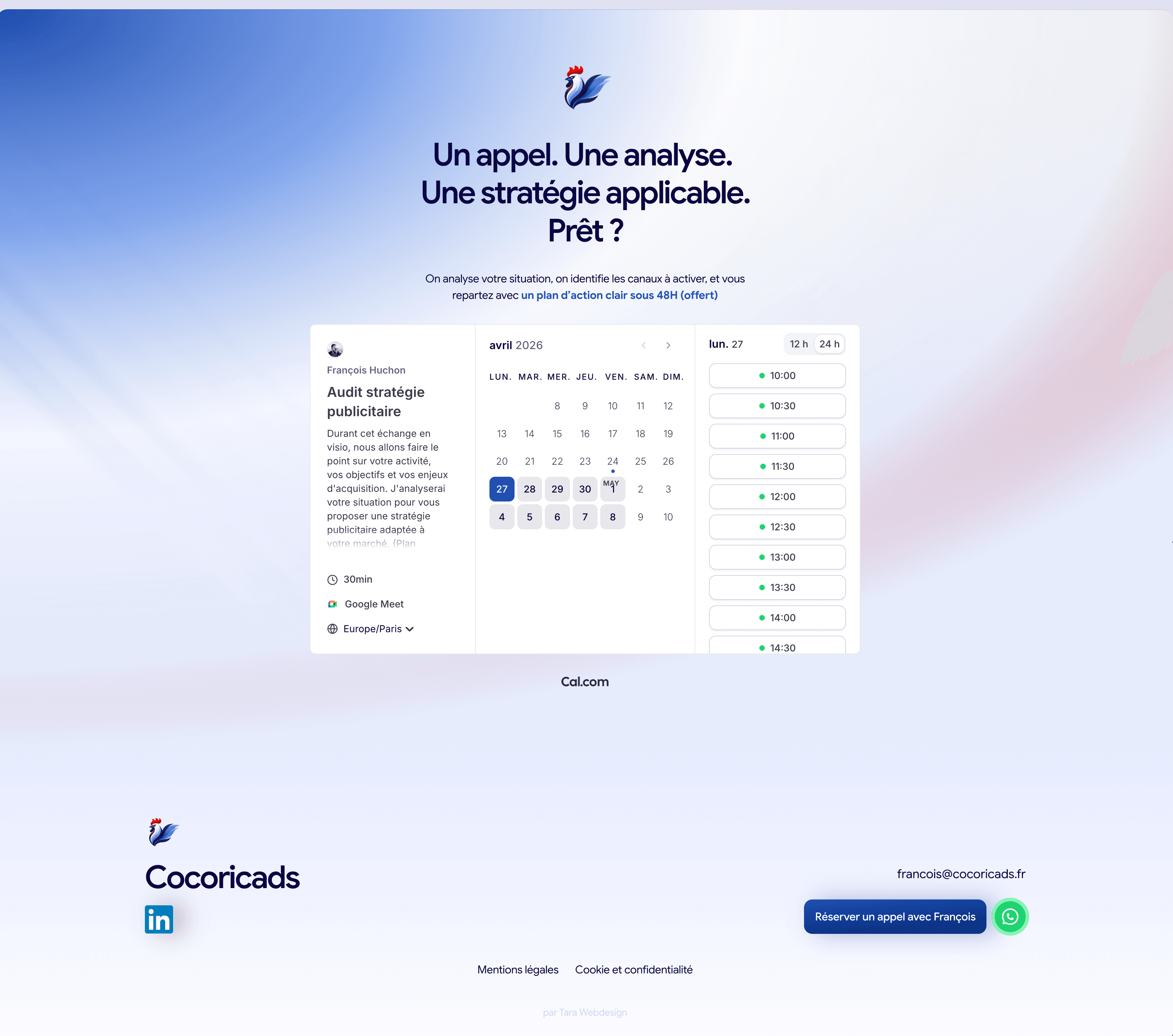 Cocoricads bas de page