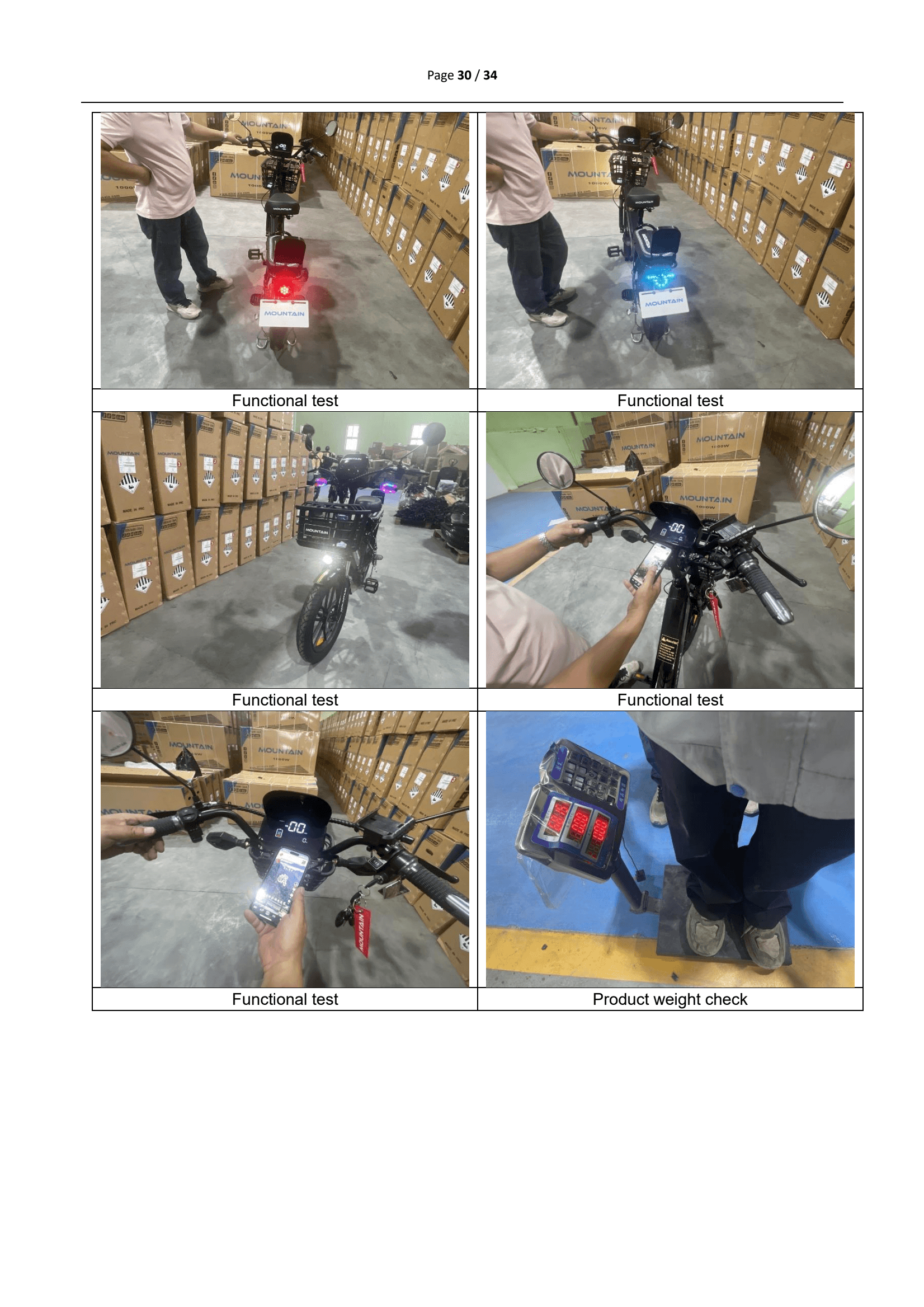 Inspection report sample page 30