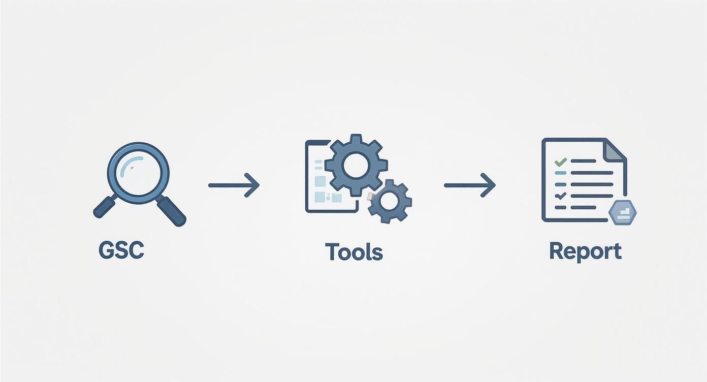 Infographic about seo keyword ranking report