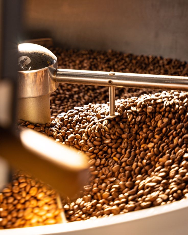Coffee in a factory