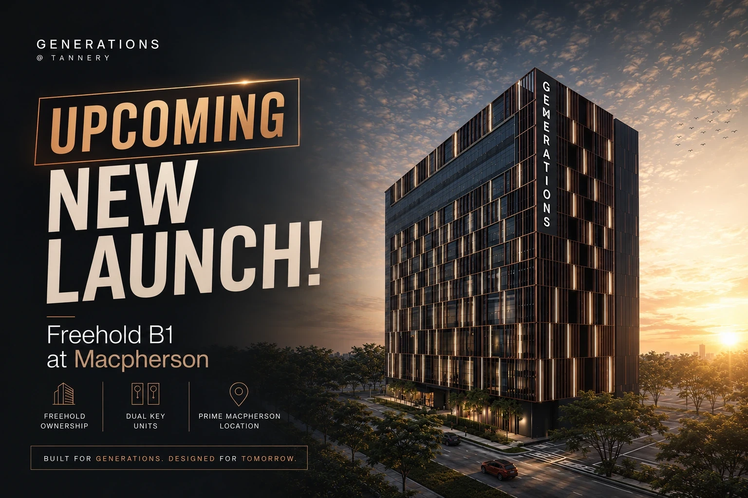 launching soon generations @ Tannery