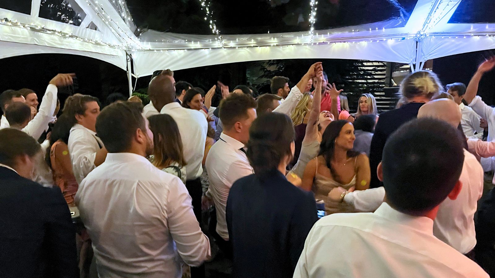 Wedding dance party with Celestro Events.