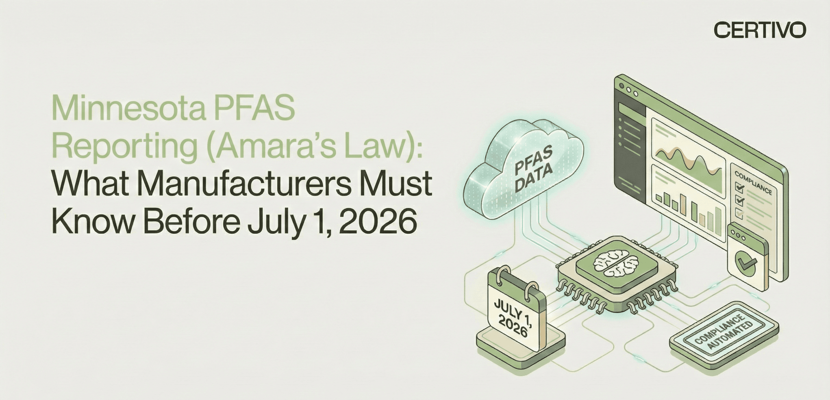 Minnesota PFAS Reporting (Amara's Law): What Manufacturers Must Know Before July 1, 2026