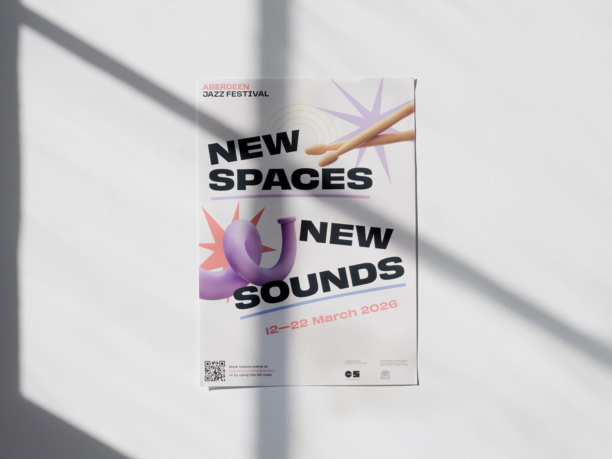 Festival poster - Aberdeen jazz Festival 2026