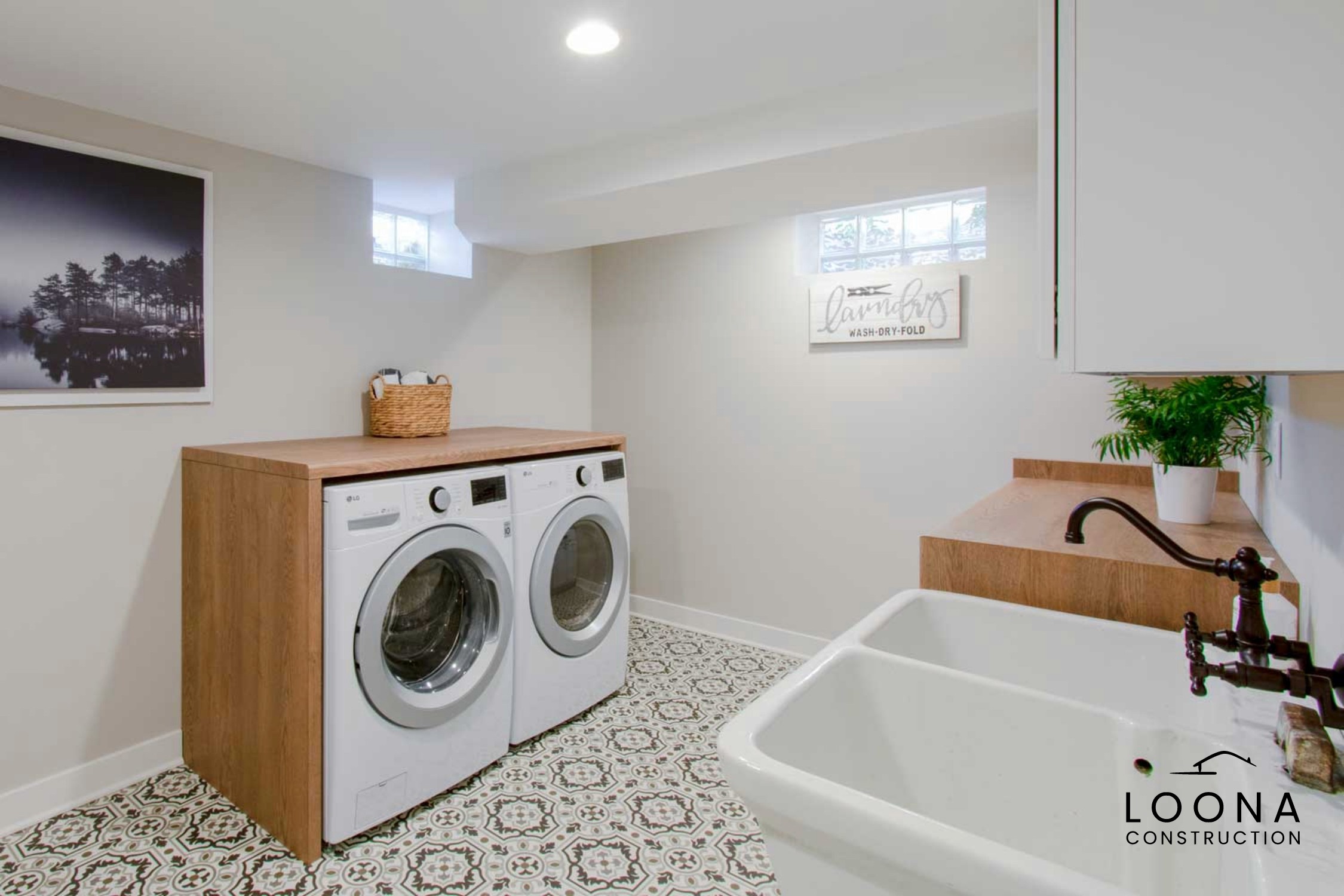 Stylish and Functional Full Home Makeover - Laundry