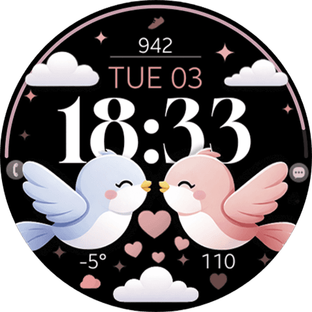 Love Watch Face for Wear OS watches
