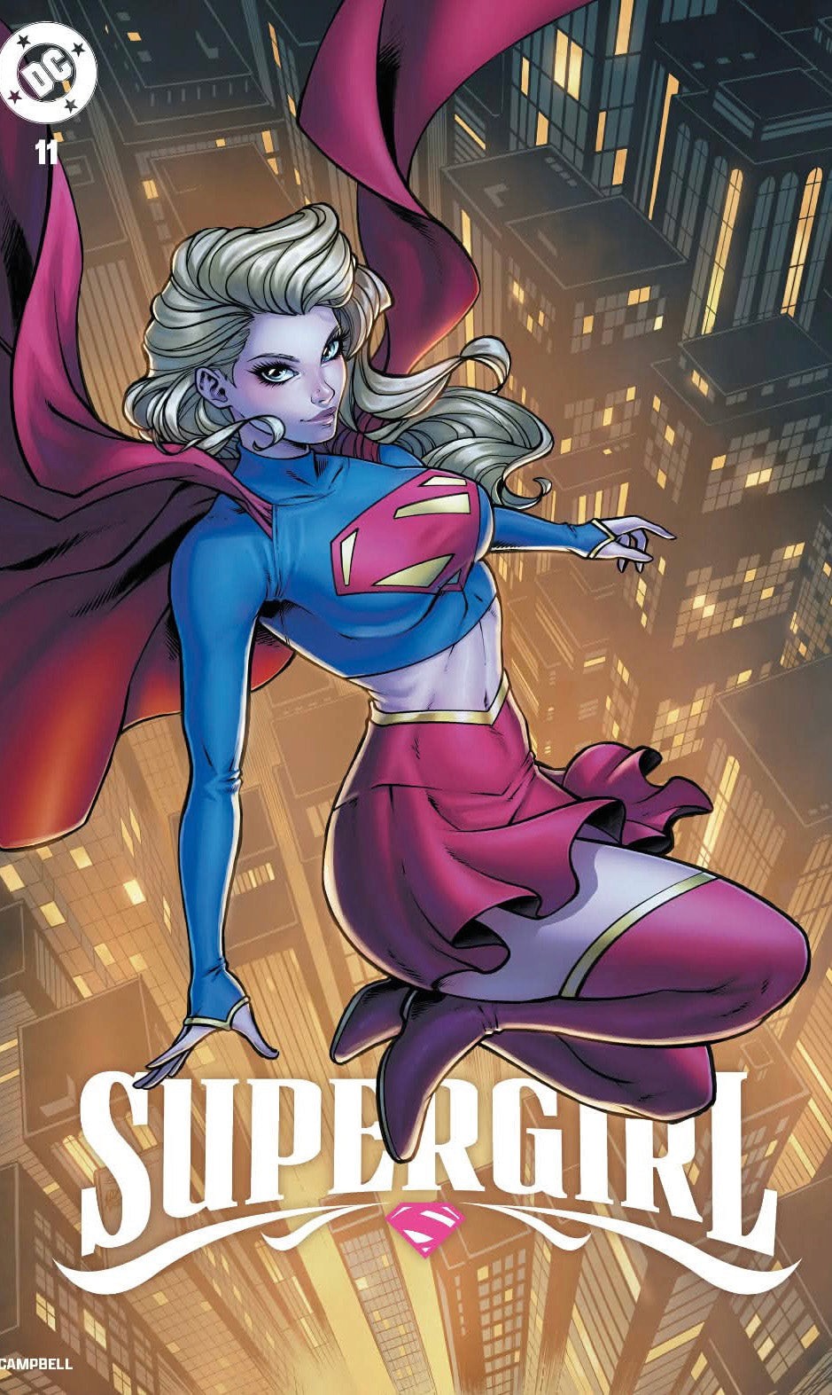 Supergirl #11 Sorah Suhng Big Dex Comics Exclusive Trade Dress front cover featuring official DC branding and variant artwork