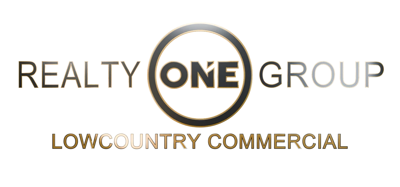 Realty ONE Group Lowcountry Commercial gold and black logo