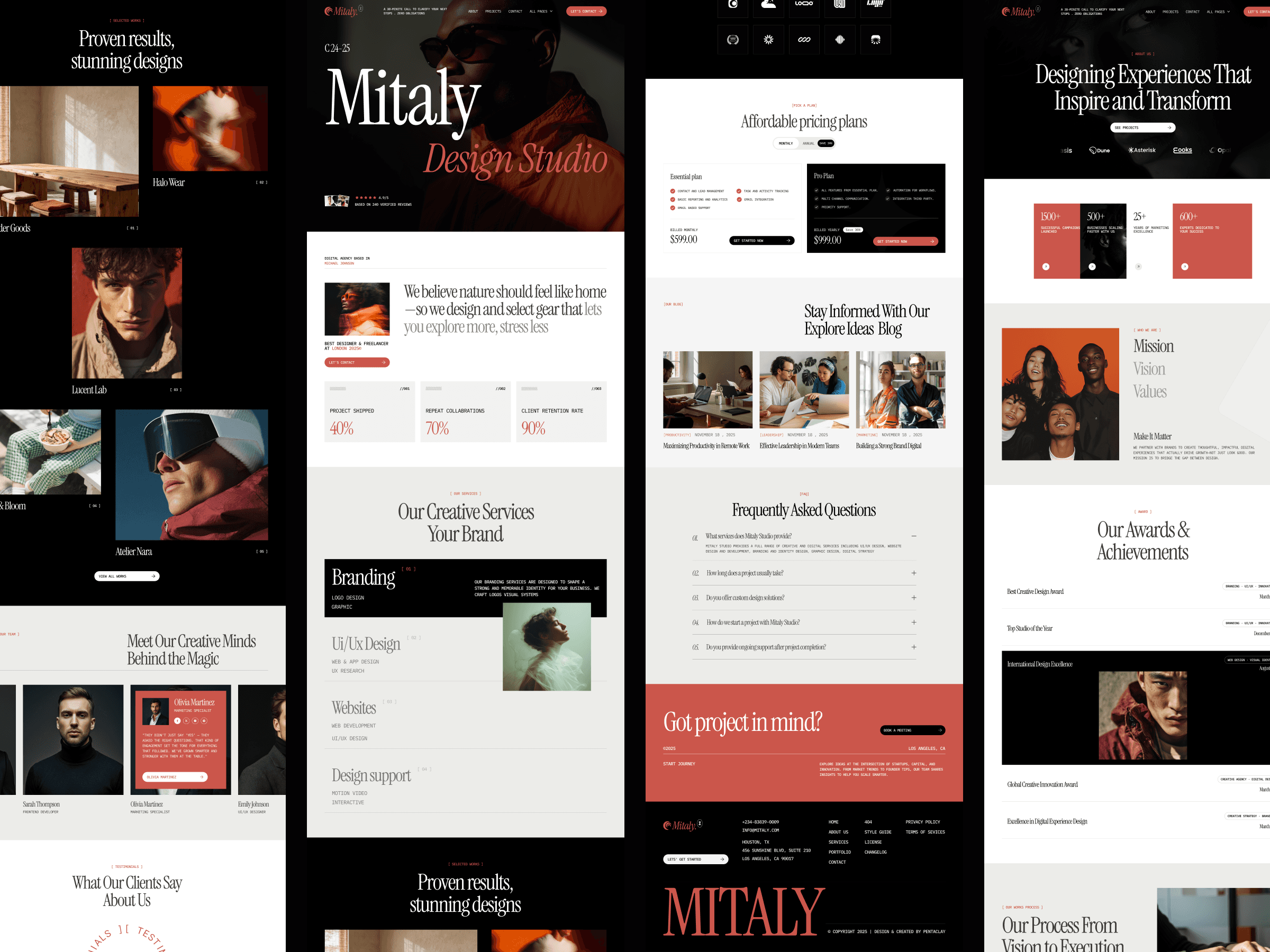 framer marketing agency template