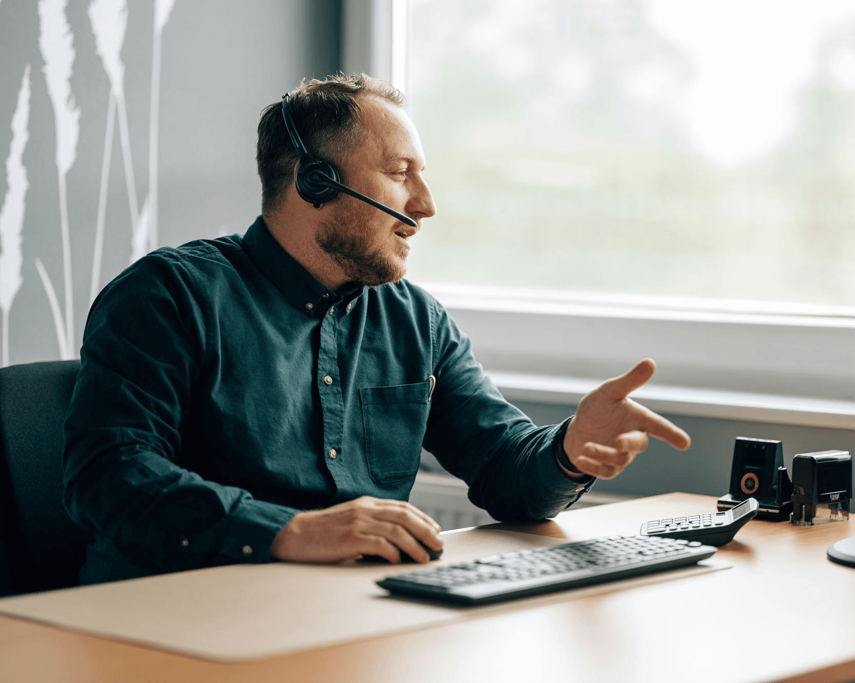 telefonische Beratung mit Kunden