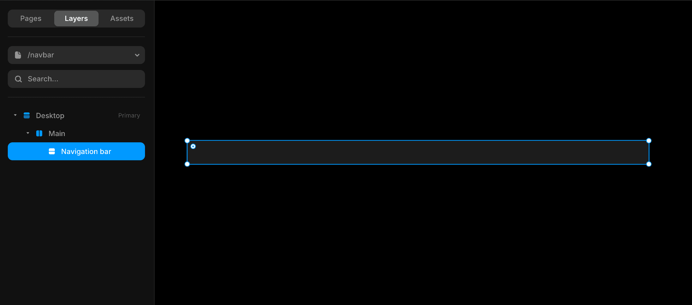 framer canvas having a stack