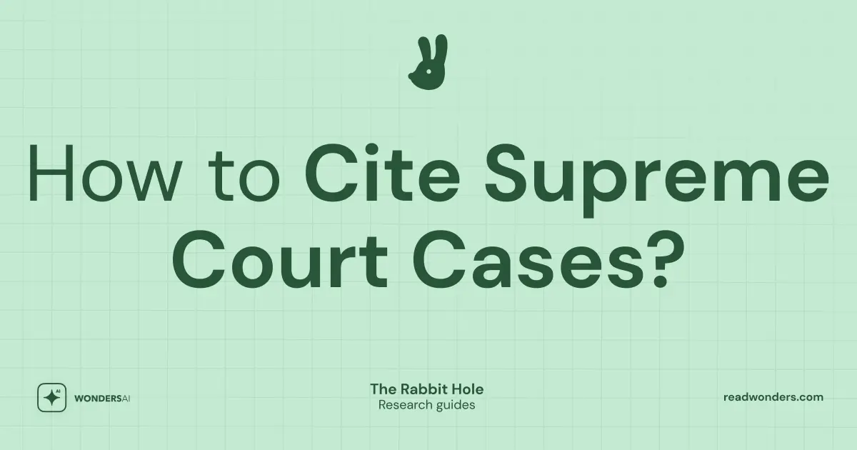 How to Cite Supreme Court Cases