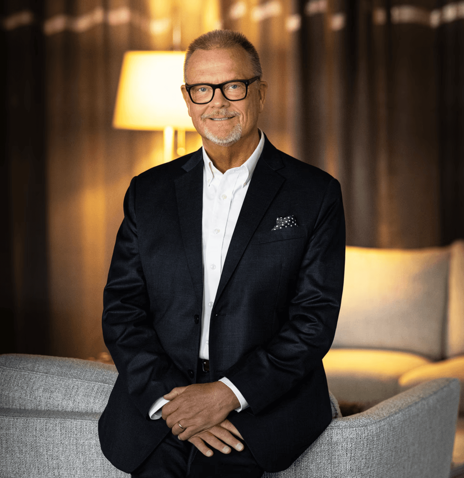 Portrait of John Doe Anderson, CEO of Omnis.