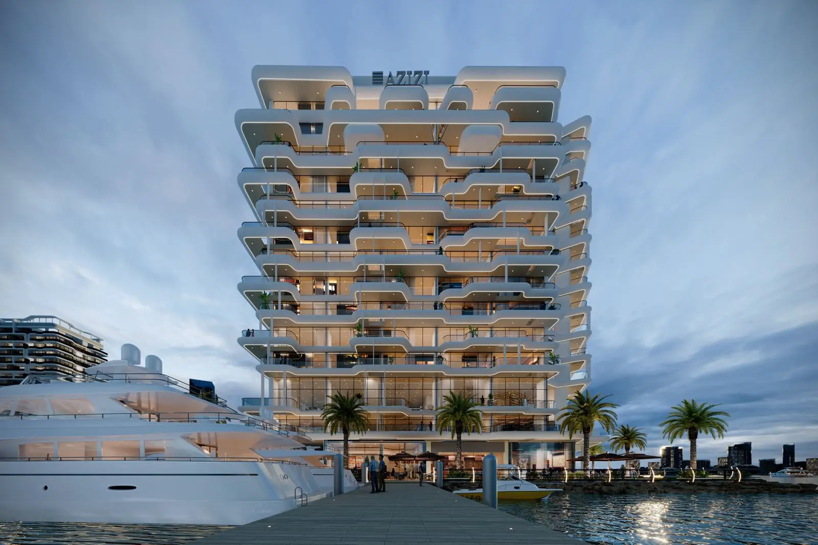 azizi wasel building view