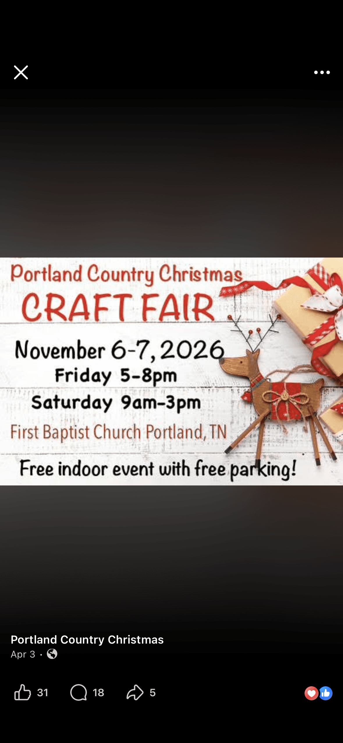 Portland Country Christmas Craft Fair