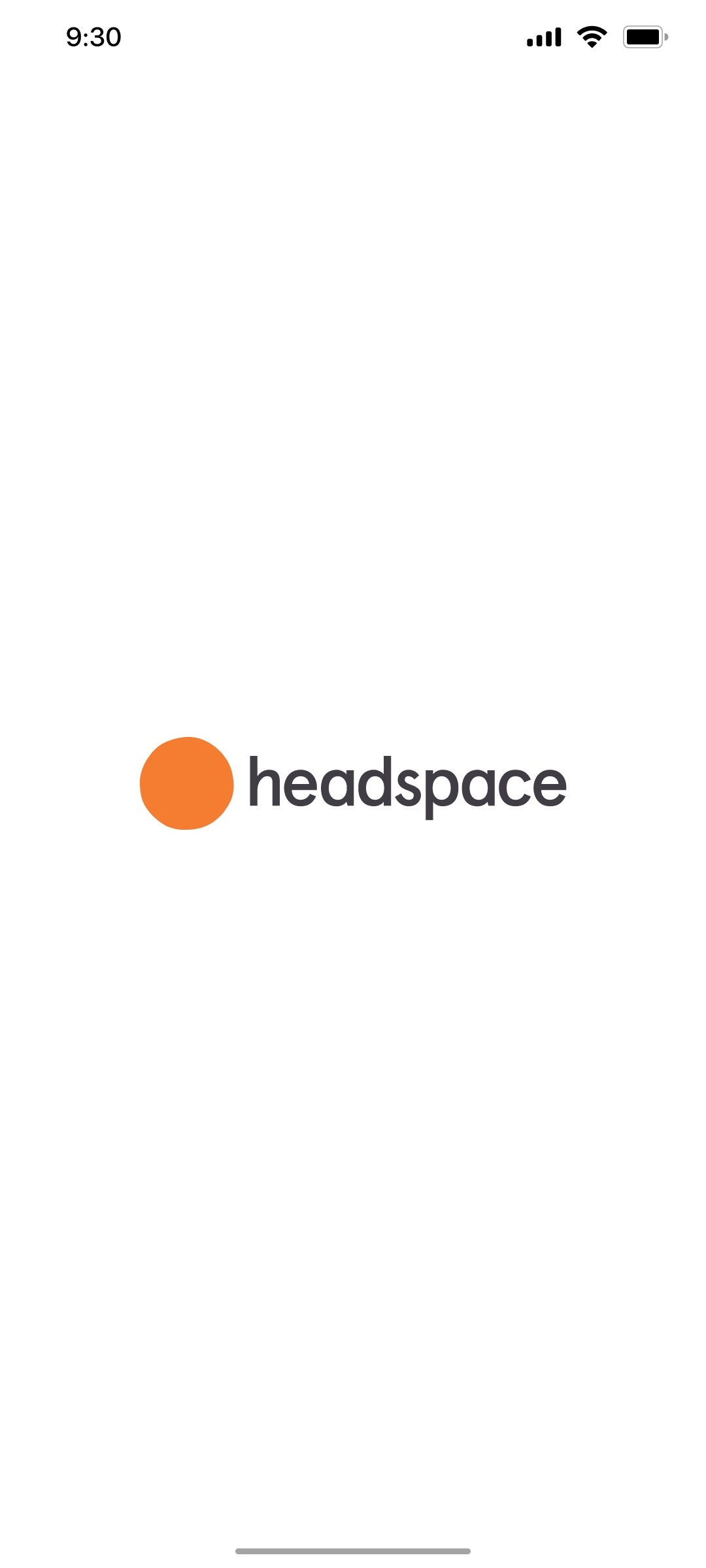 Headspace Splash Screen
