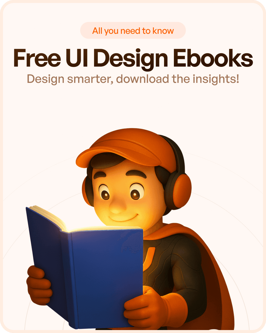 Upslide Mascot reading book