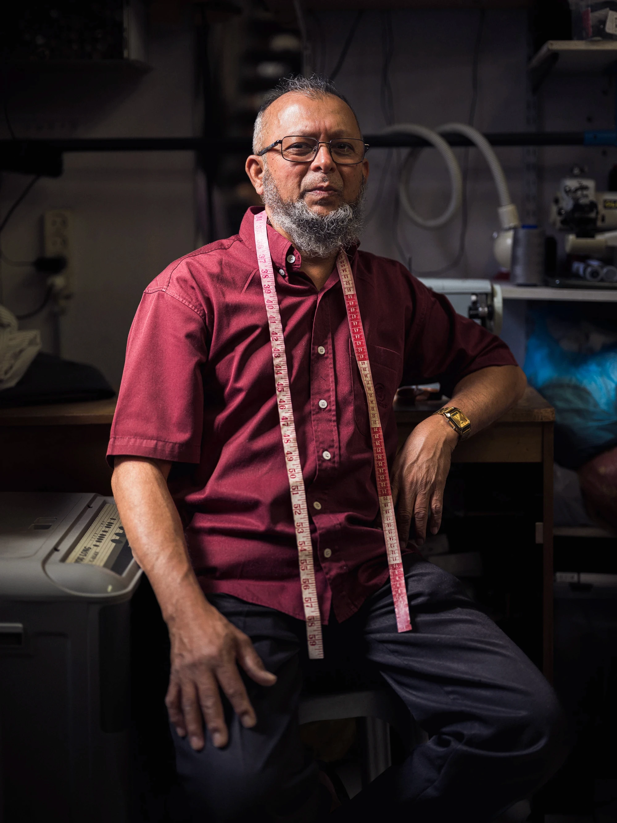 Fashion photoshoot with a woman posing in a dress