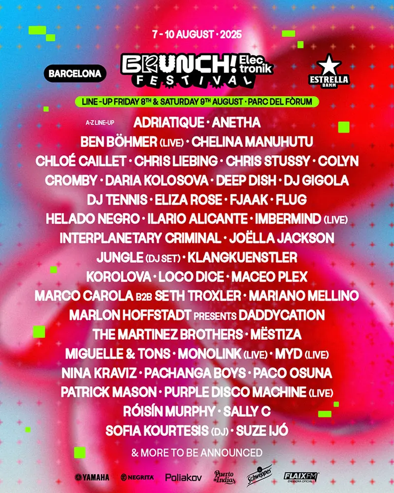 Brunch Electronik Barcelona 2025 poster