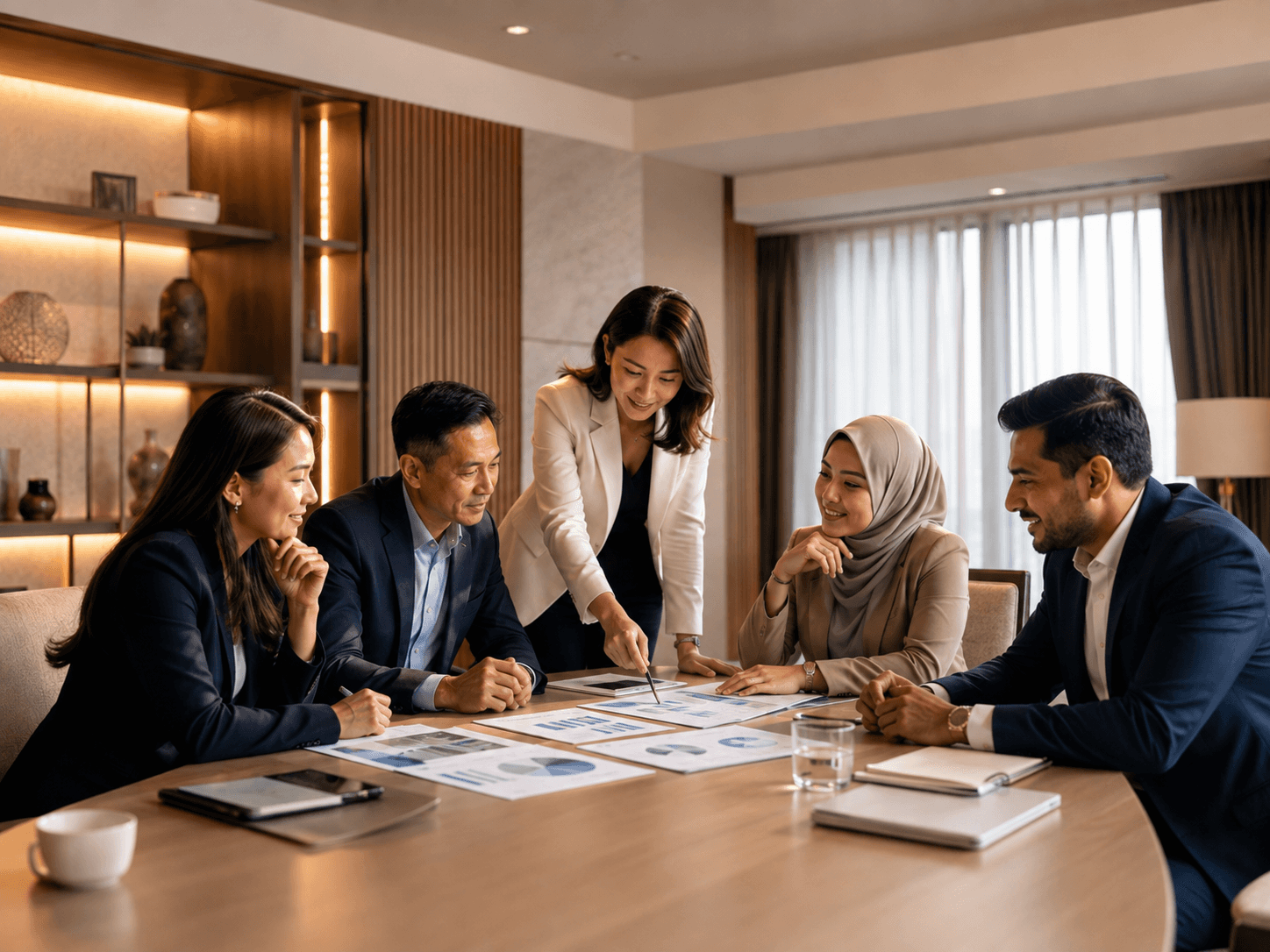 Sales organisation leaders collaborating on an incentive travel programme
