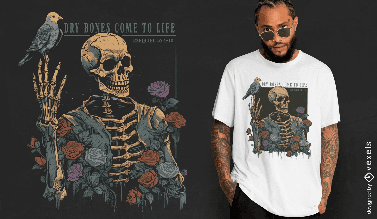 skull tshirt design