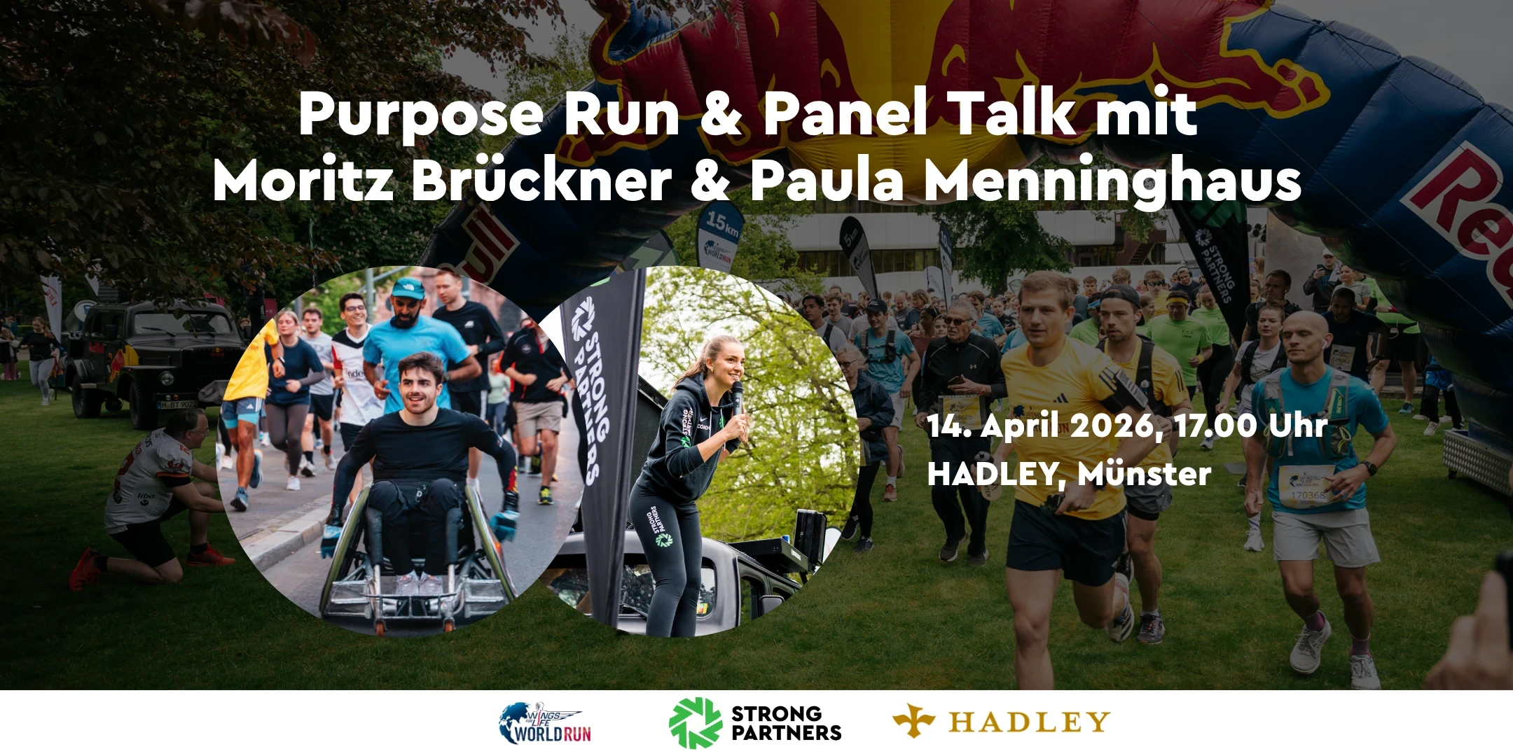 Roadshow Wings for Life x Moritz Brückner von Strong Partners 