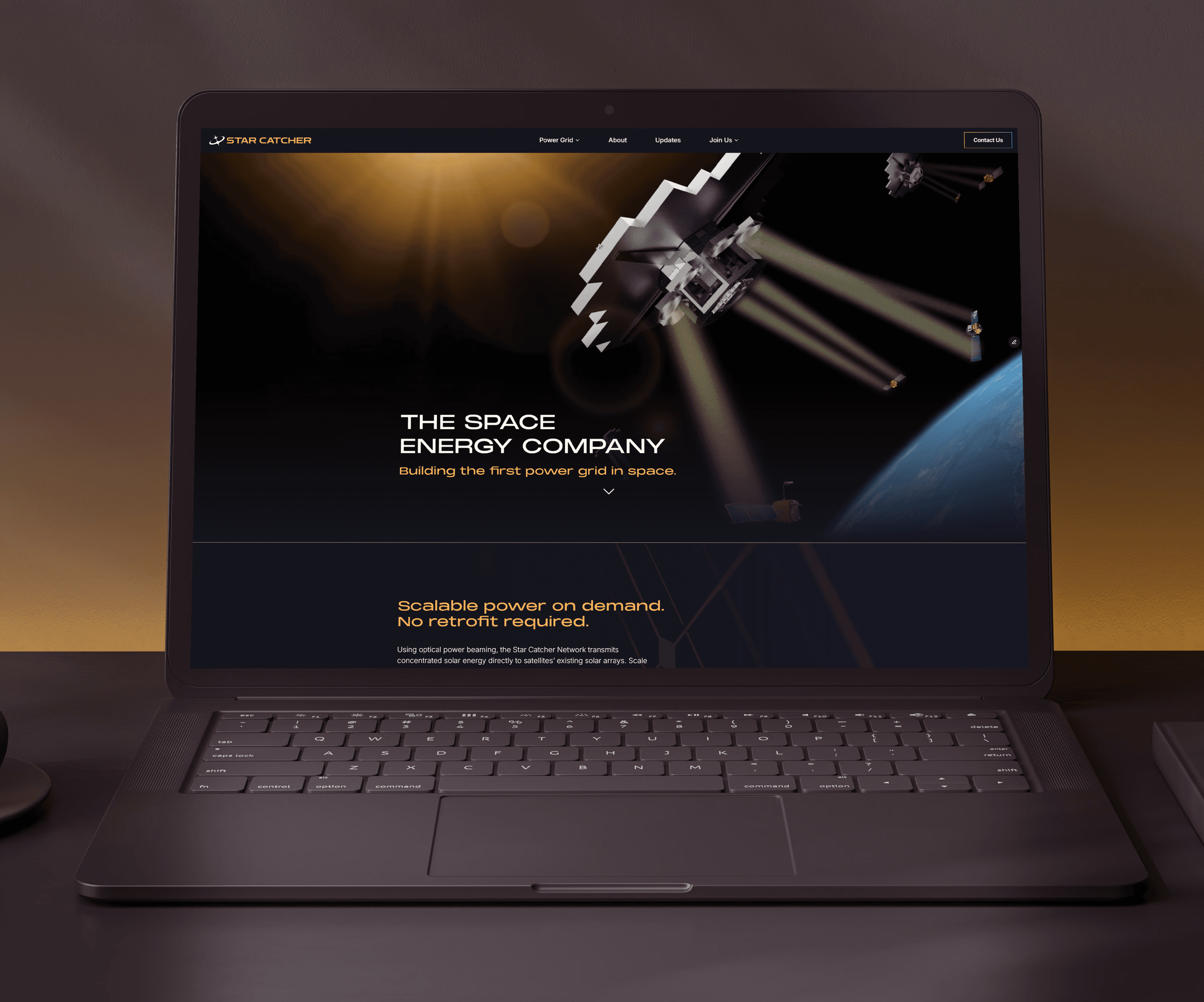 Earth at night from space centered on the East Coast and Florida with city lights