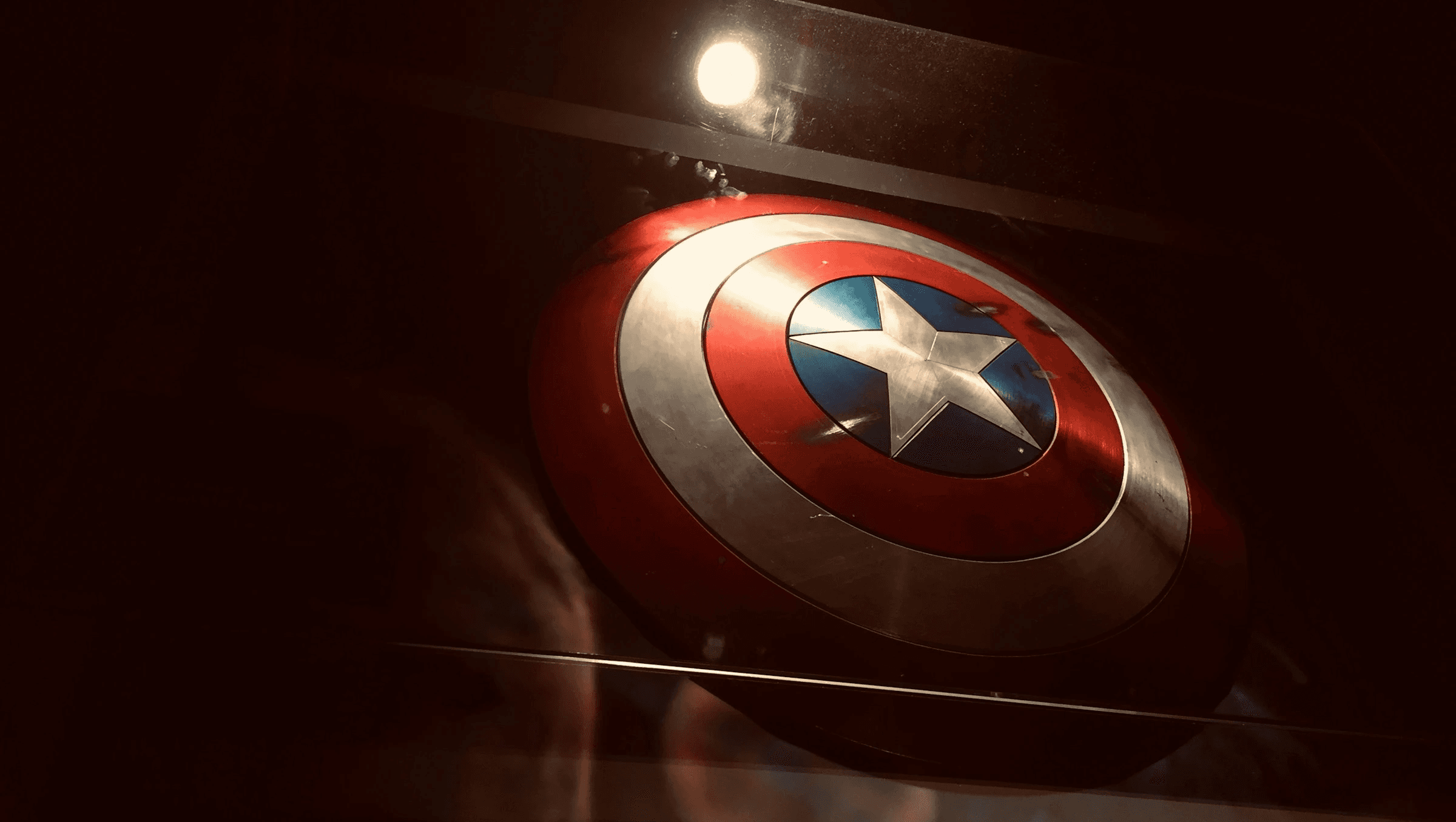 A shield of captain america symbolising protection agains cyber attacks