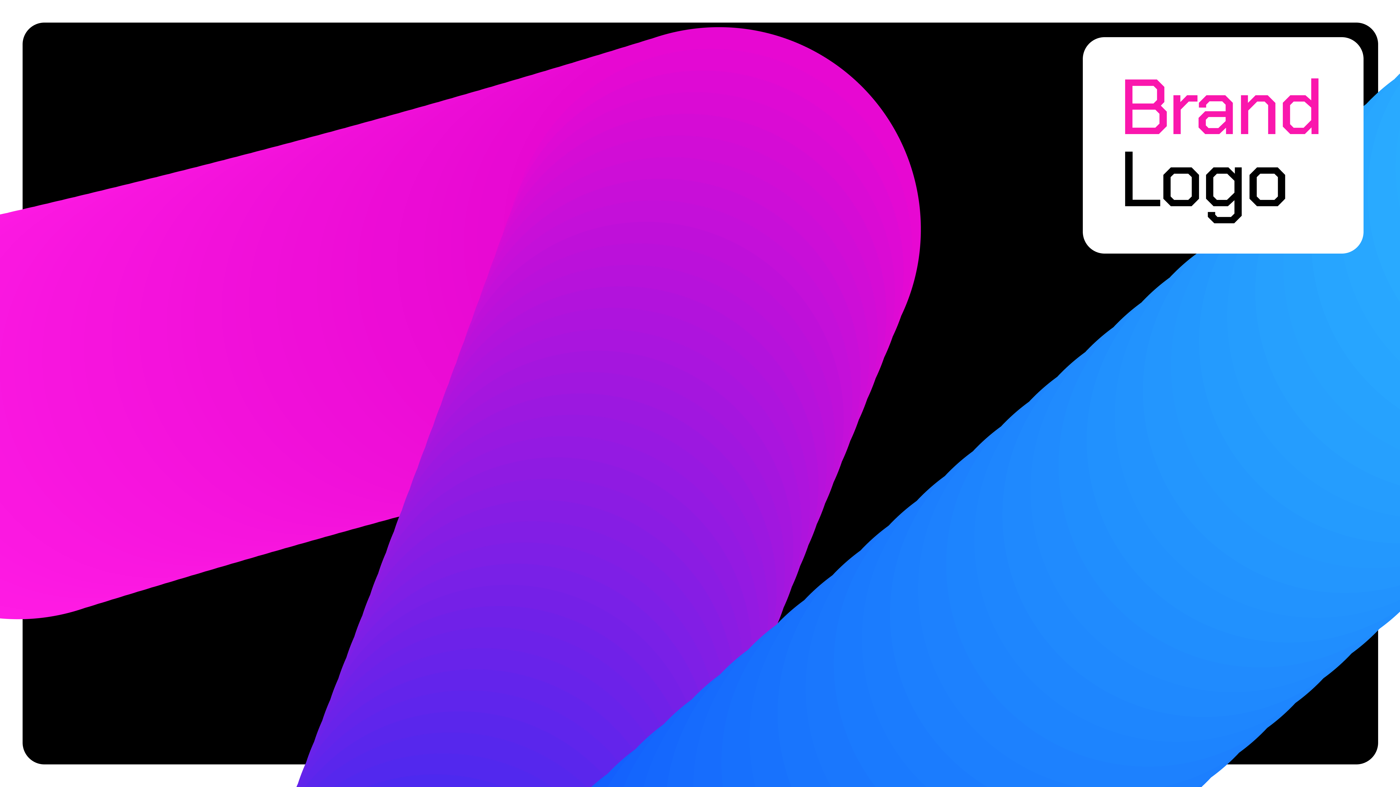 Cover image for logo development process for Mandeta media agency, designed by our team