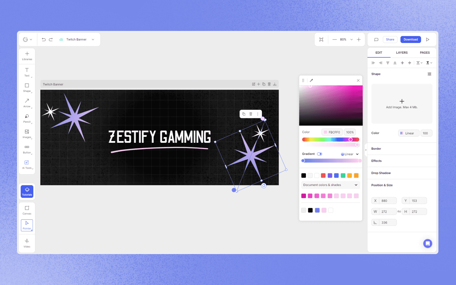 twitch banner logo example