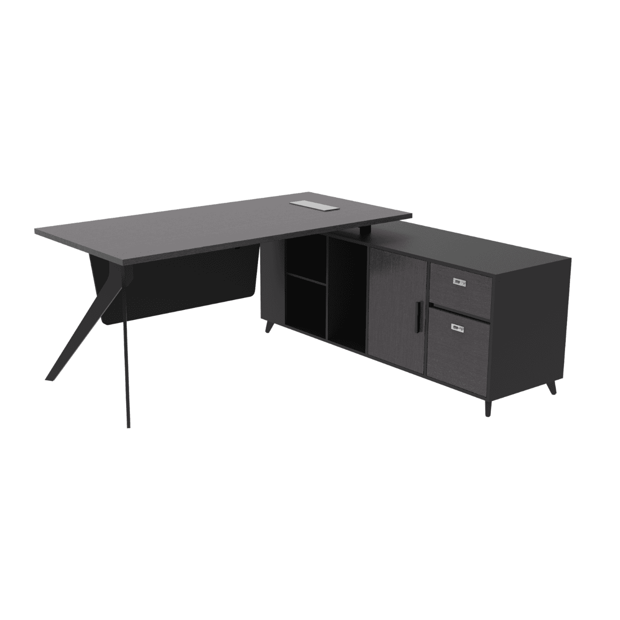 Escritorio Ejecutivo Credenza 180×165 — vista 2