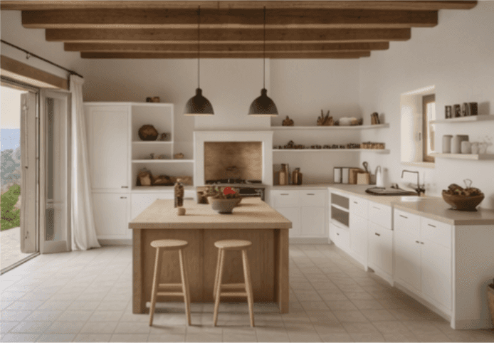 kitchen of Mediterranean house