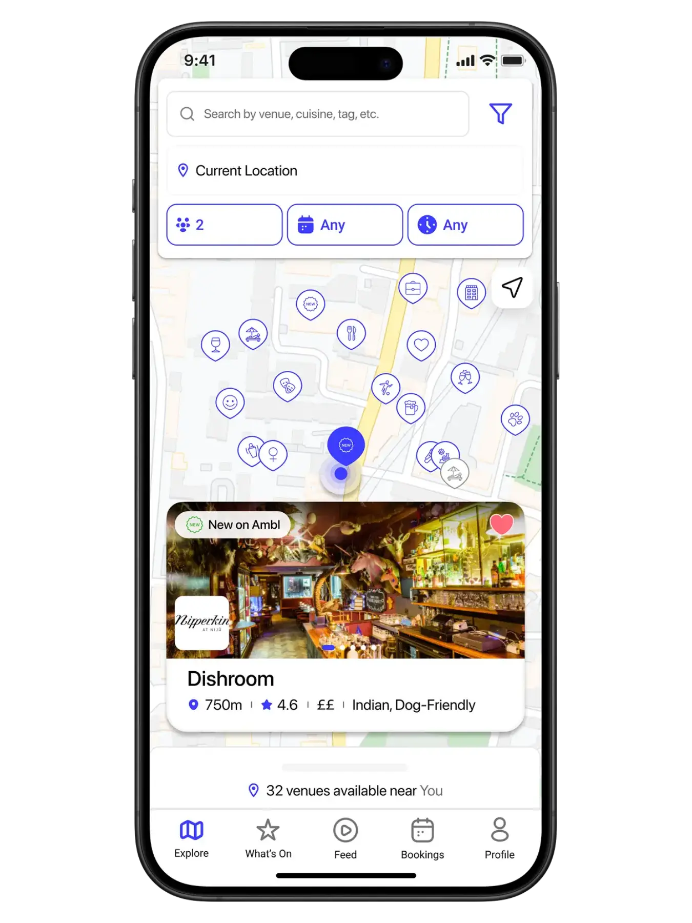Ambl app interface 1