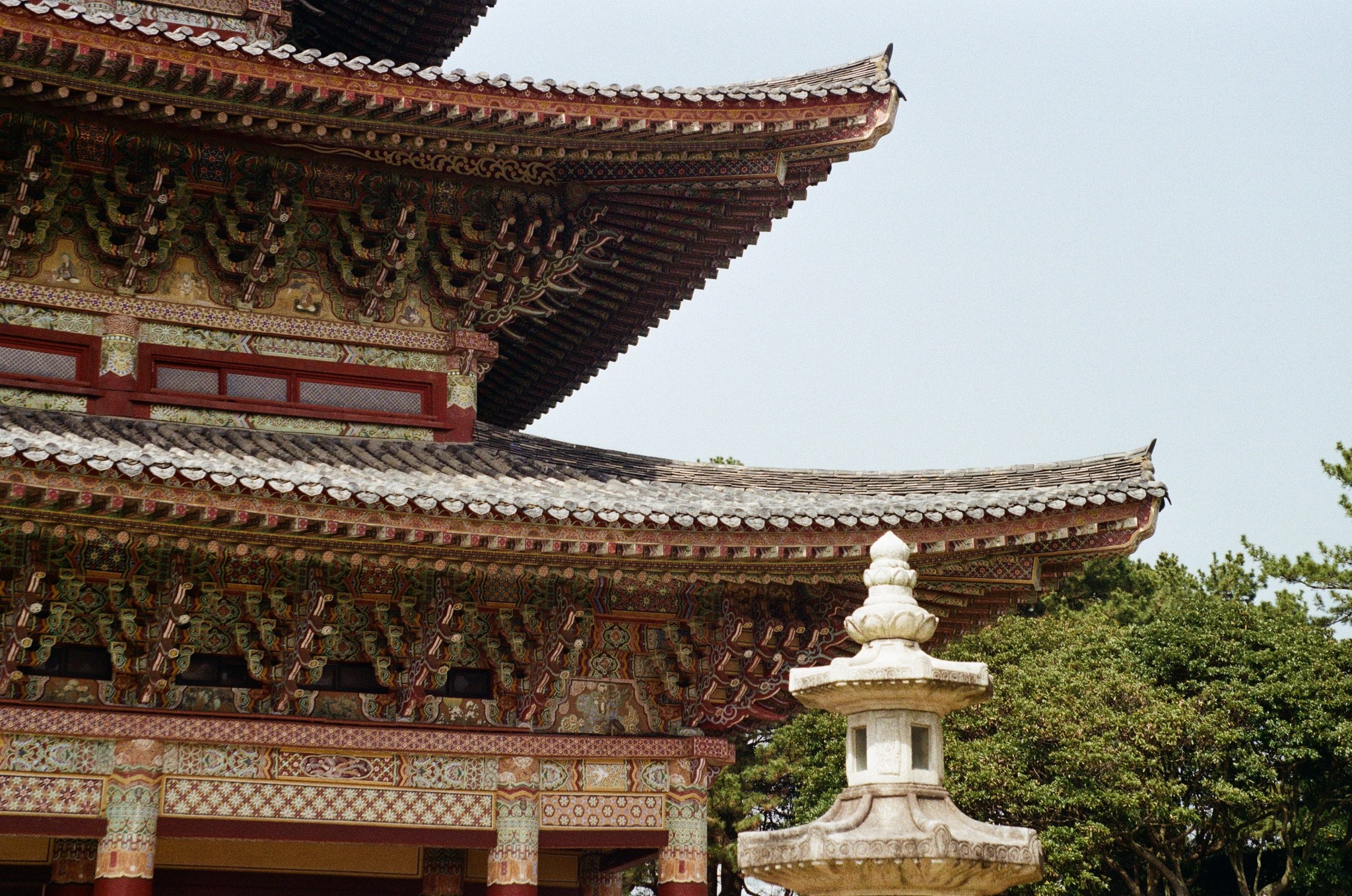 Argentique, canon, Korea, temple, nature 