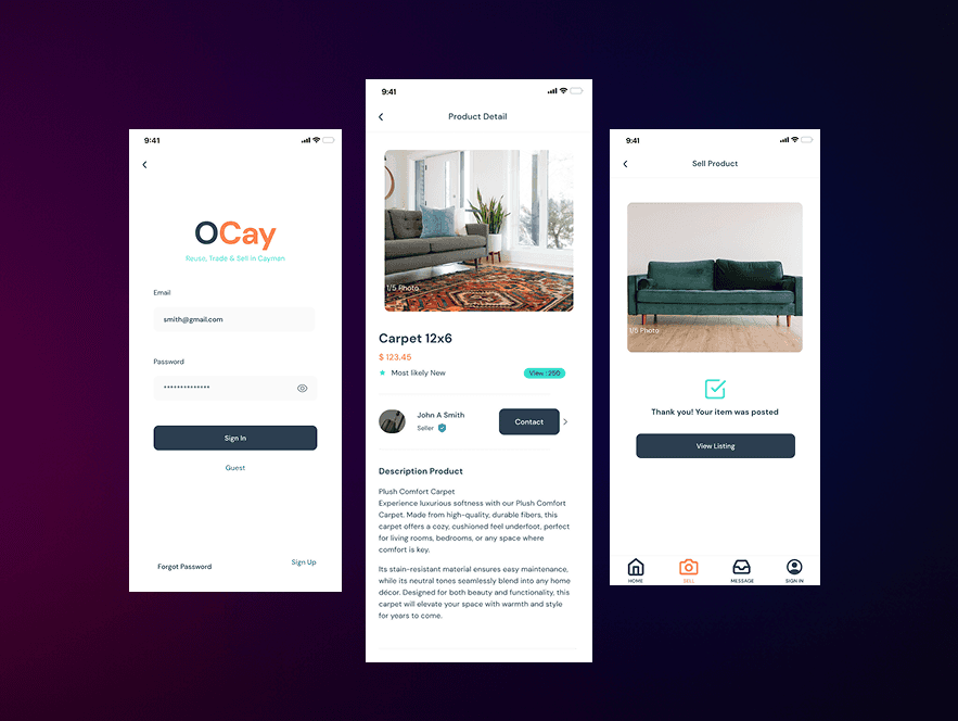 Mobile Design Screenshot