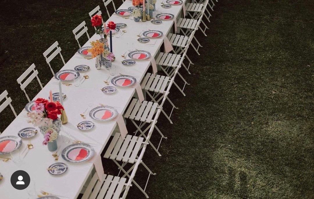 Someone checking items off of a check list