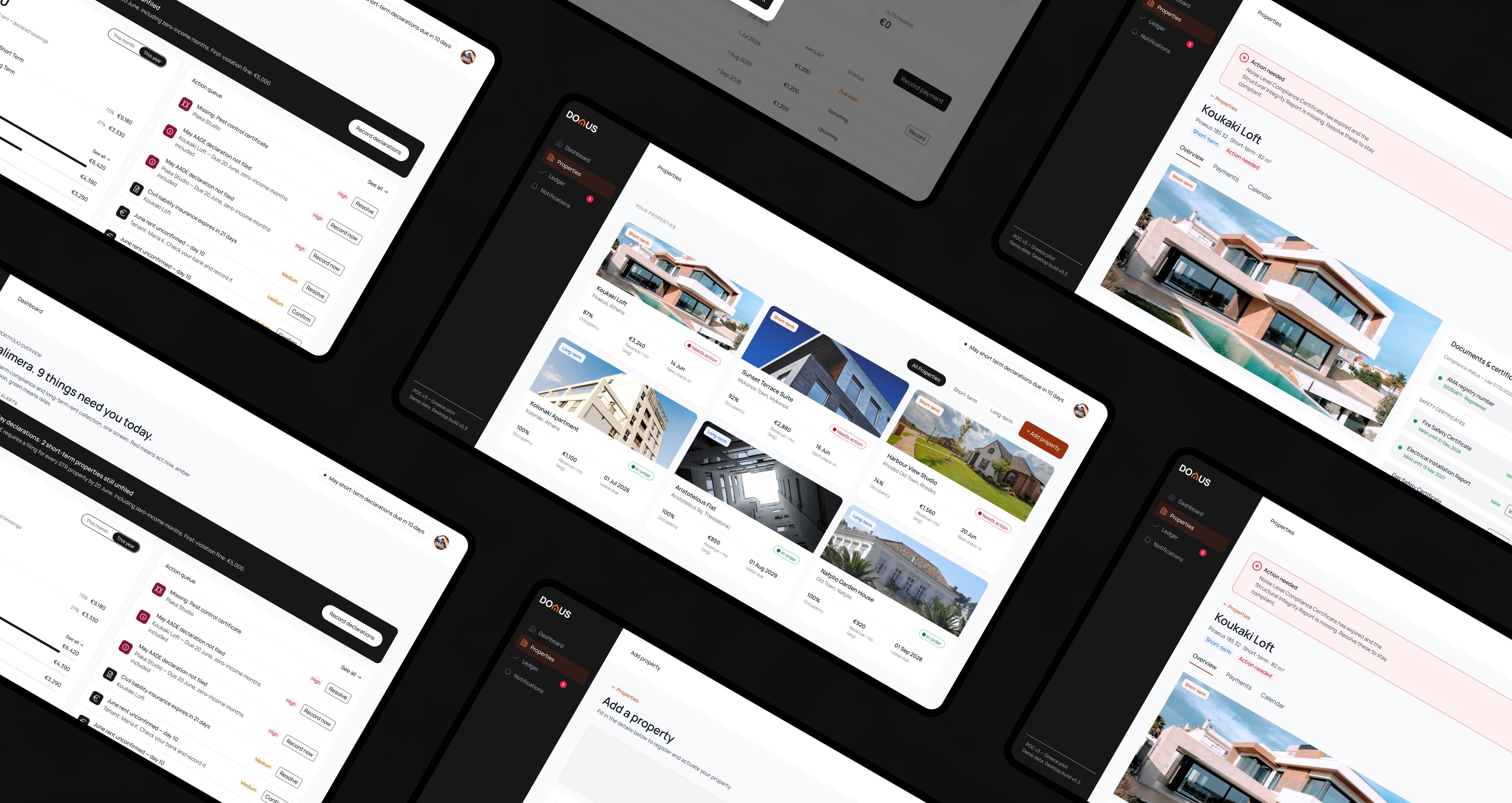 Domus, The app for the landlords