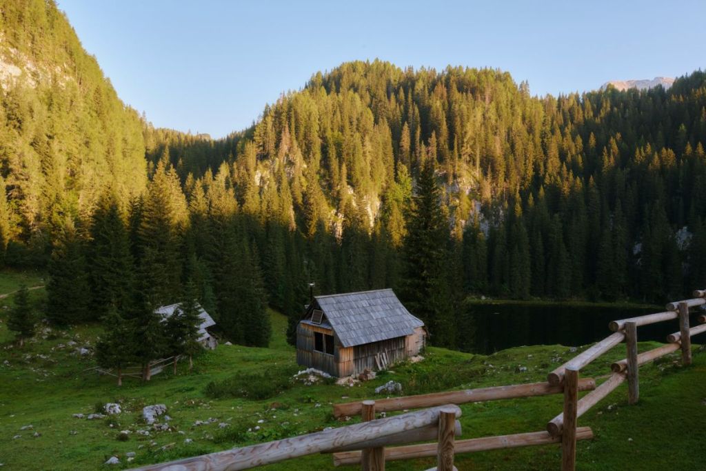 hut in the triglav national park
