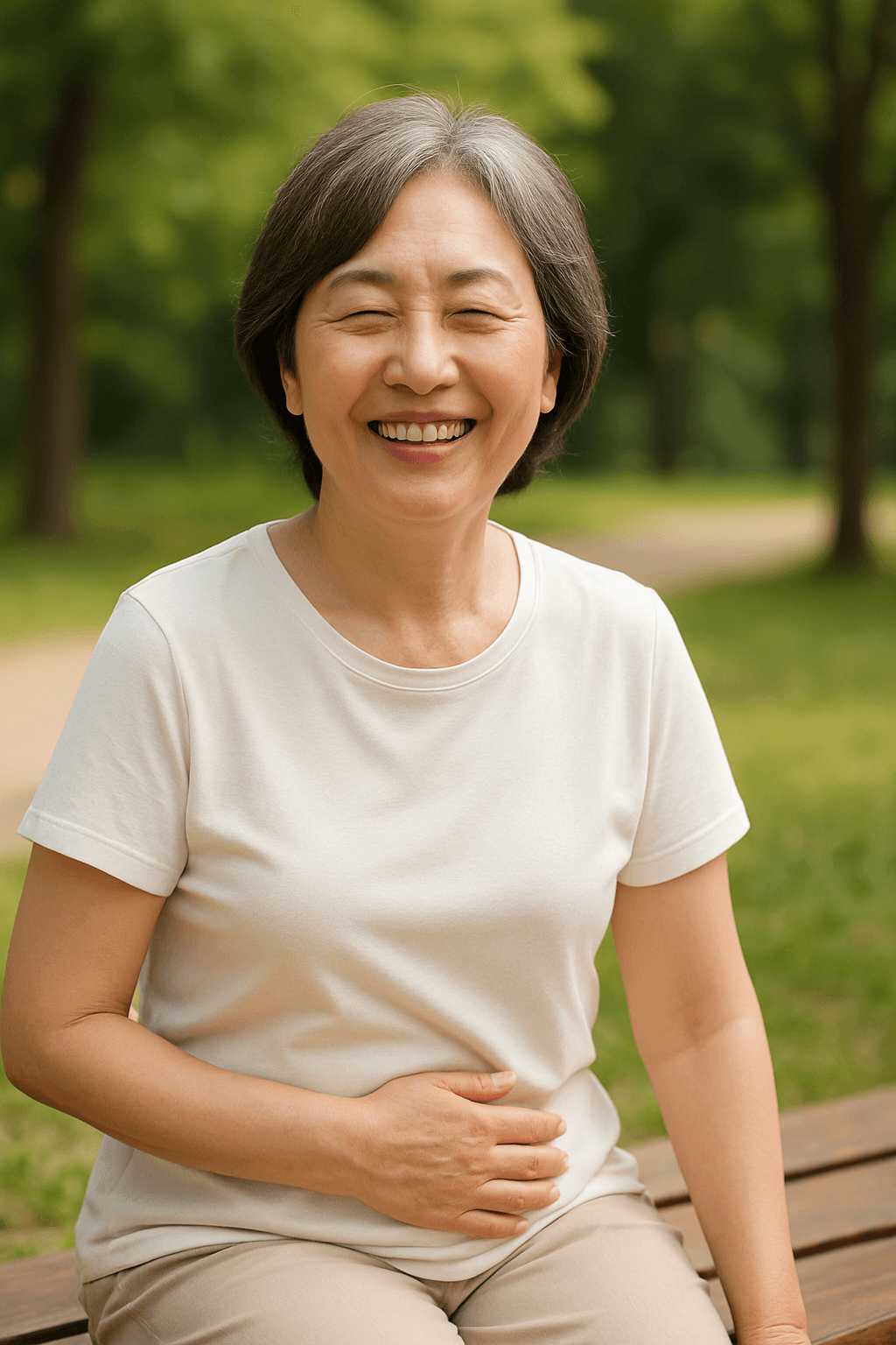명치 막힘과 복부팽만으로 고생했던 60세 여성의 위장 회복기